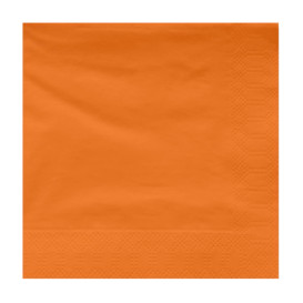 Papírové Ubrousky Dekorativní "Okraj" 20x20cm 2 Vrstvy Terakota (100 Ks)