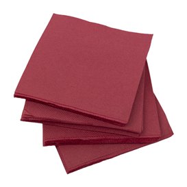 Papírové Ubrousky Mikrobod 20x20cm 2 Vrstvy Bordeaux (2400 Ks)