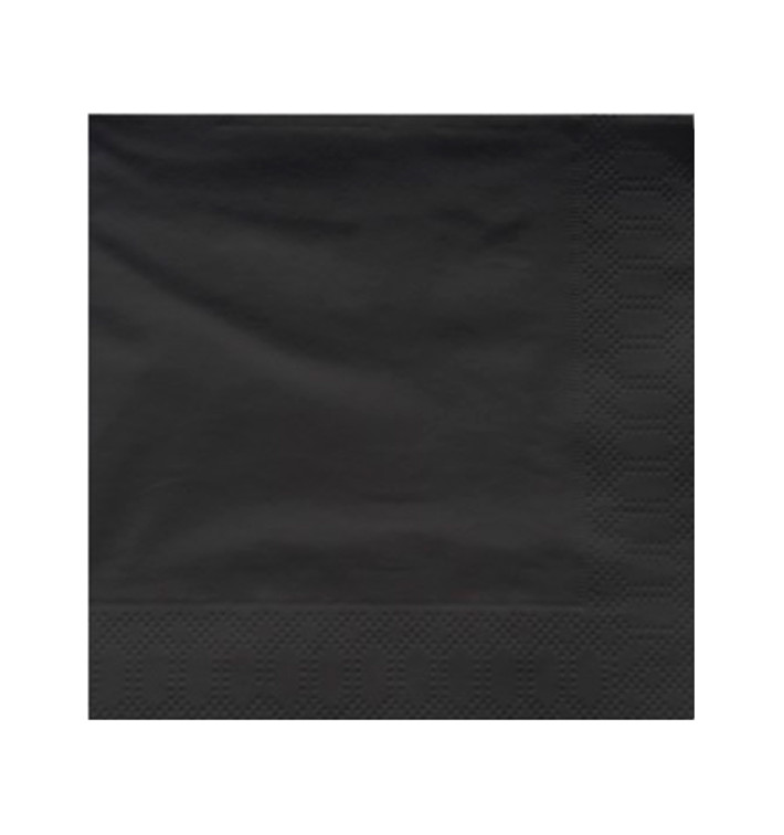 Papírové Ubrousky Dekorativní "Okraj" 25x25cm 2 Vrstvy Černá (200 Ks) Papírové Ubrousky Dekorativní "Okraj" 25x25cm 2 Vrstvy Černá (200 Ks)