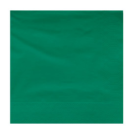 Papírové Ubrousky Dekorativní "Okraj" 25x25cm 2 Vrstvy Zelený (3400 Ks)
