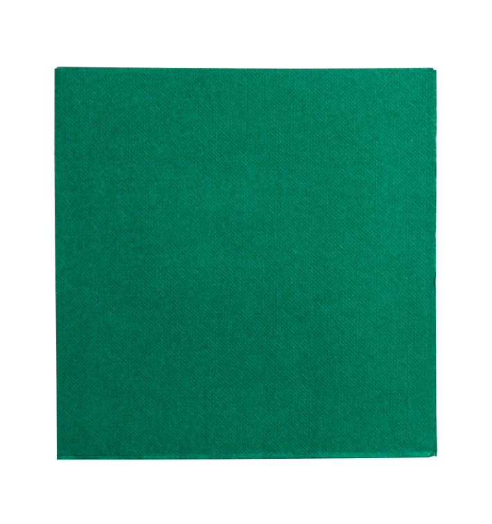 Papírové Ubrousky 2 Vrstvé 25x25cm Zelený (1400 Ks) Papírové Ubrousky 2 Vrstvé 25x25cm Zelený (1400 Ks)