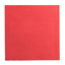 Papírové Ubrousky 2 Vrstvé 25x25cm 2 V Červená (2100 Ks)