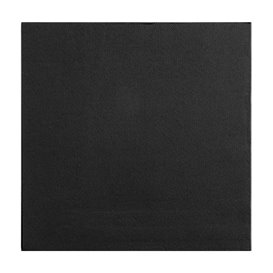 Papírové Ubrousky 2 Vrstvé 25x25cm 2V Černá (50 Ks)