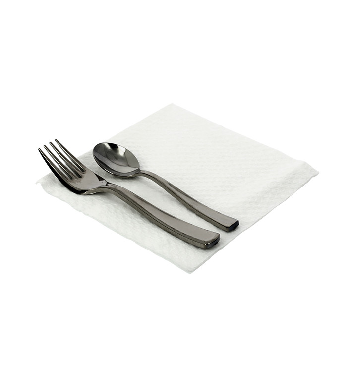 Papírové Ubrousky 30x30cm Bílá 1 Vrstvy (100 Ks) Papírové Ubrousky 30x30cm Bílá 1 Vrstvy (100 Ks)