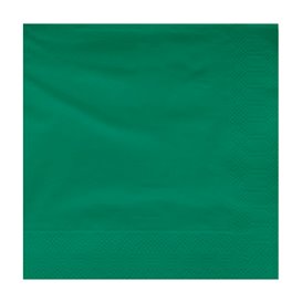 Papírové Ubrousky Dekorativní "Okraj" 30x30cm Zelený 2 Vrstvé (100 Ks)