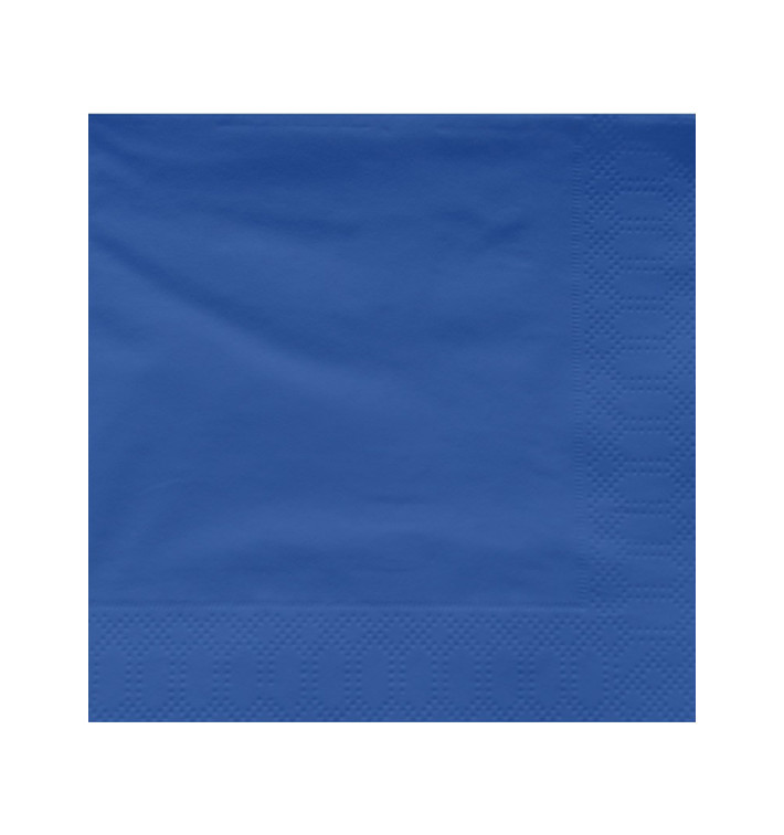Papírové Ubrousky Dekorativní "Okraj" 30x30cm Modrý 2 Vrstvé (4500 Ks) Papírové Ubrousky Dekorativní "Okraj" 30x30cm Modrý 2 Vrstvé (4500 Ks)