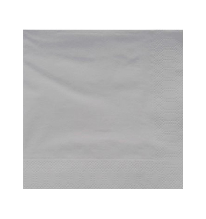Papírové Ubrousky Dekorativní "Okraj" Šedá 40x40cm (50 Ks) Papírové Ubrousky Dekorativní "Okraj" Šedá 40x40cm (50 Ks)