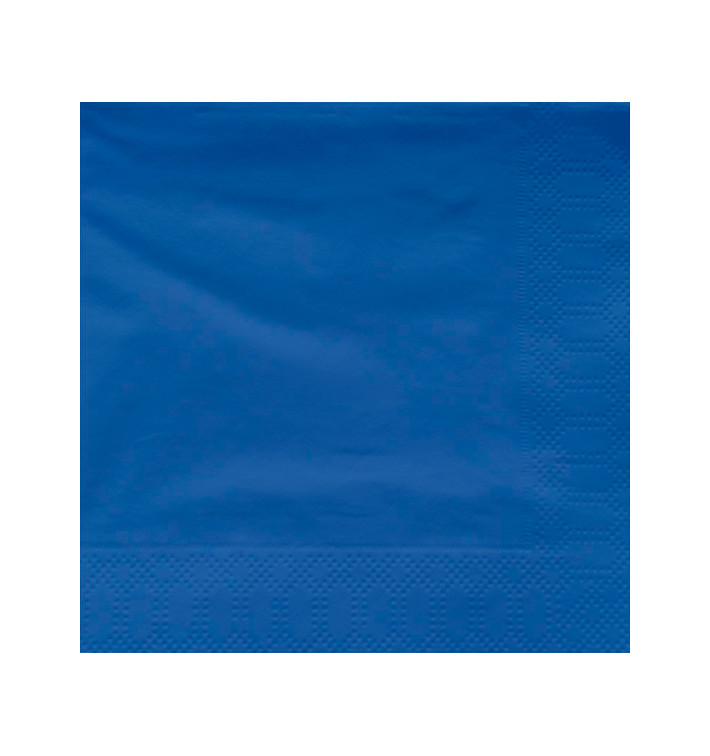 Papírové Ubrousky Modrý Dekorativní "Okraj" 40x40cm (50 Ks) Papírové Ubrousky Modrý Dekorativní "Okraj" 40x40cm (50 Ks)