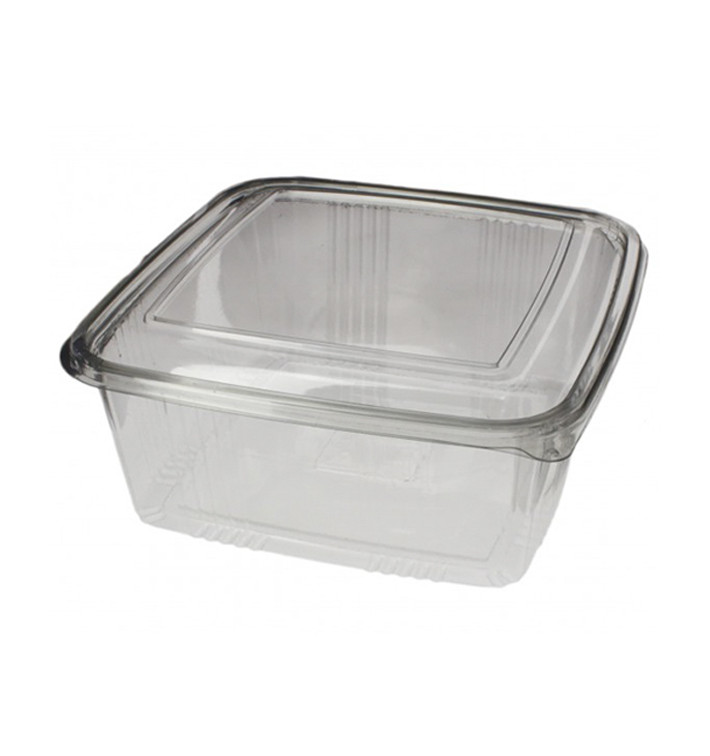 Miska Čtvercový Víčko s Víčkem PET 2000ml (200 Ks) Miska Čtvercový Víčko s Víčkem PET 2000ml (200 Ks)
