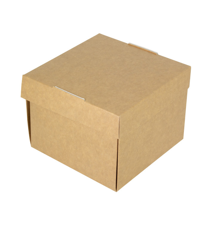 Rozkládací Krabička na Hamburger Kraft 13x13x10cm (150 Ks) Rozkládací Krabička na Hamburger Kraft 13x13x10cm (150 Ks)
