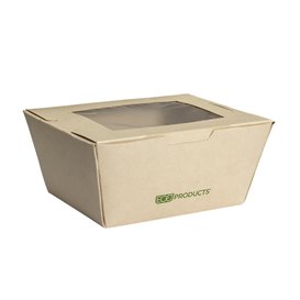 Krabička " párek v rohlíku " Kraft s Ouškem 12,5x25x7,5cm (25 Ks)