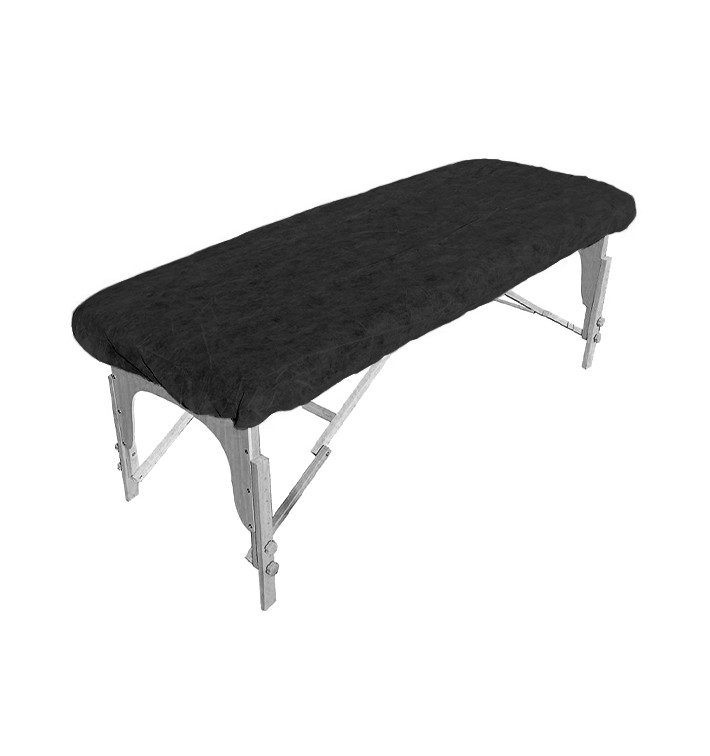 Prostěradla Jersey Nastavitelný Plus z Netkané Textilie PP Černá 95x220cm (1 Ks) Prostěradla Jersey Nastavitelný Plus z Netkané Textilie PP Černá 95x220cm (1 Ks)