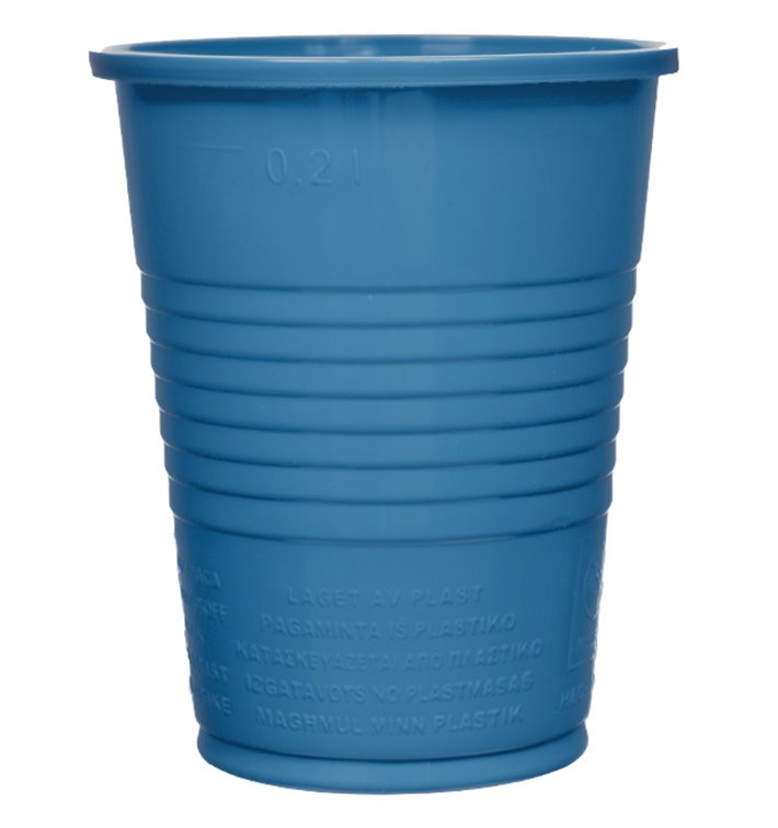 Plastové Kelímek PS Tmavě Modrá 200ml Ø7cm (50 Ks) Plastové Kelímek PS Tmavě Modrá 200ml Ø7cm (50 Ks)