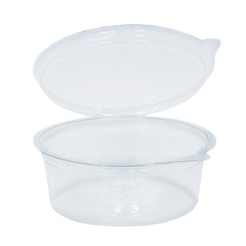 Miska kulatá s Víčkem APET Průhledný 250ml Ø120mm (40 Ks)