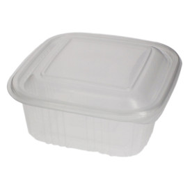 Miska Čtvercový Víčko s Víčkem PP 500ml (900 Ks)