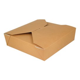 Krabička Karton Americký Přírodní 21,7x21,7x6cm 2910ml (35 Ks)
