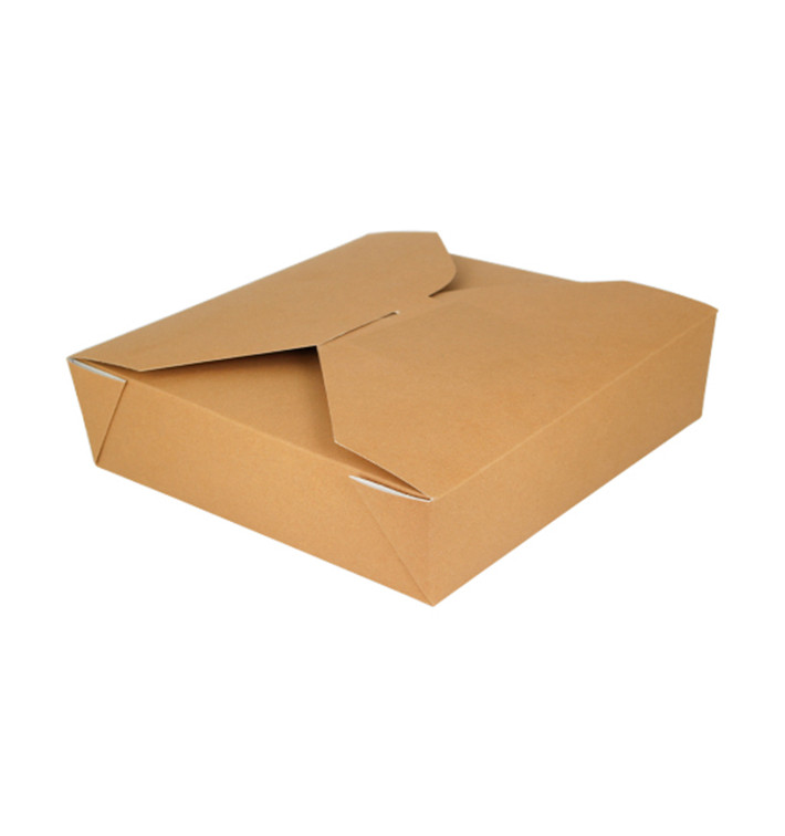 Krabička Karton Americký Přírodní 21,7x21,7x6cm 2910ml (140 Ks) Krabička Karton Americký Přírodní 21,7x21,7x6cm 2910ml (140 Ks)