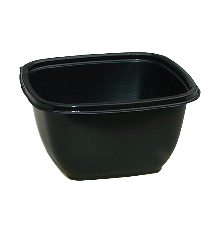 Plastové Misky Čtvercový Černá PET 500ml 125x125x70mm (500 Ks) Plastové Misky Čtvercový Černá PET 500ml 125x125x70mm (500 Ks)