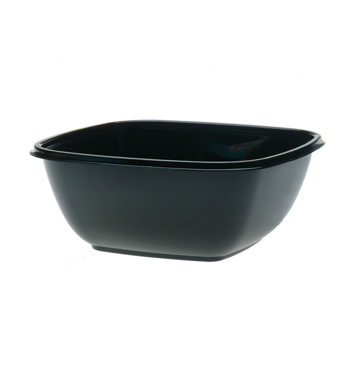 Plastové Misky Černá PET 1500ml 190x190x80mm (50 Ks) Plastové Misky Černá PET 1500ml 190x190x80mm (50 Ks)
