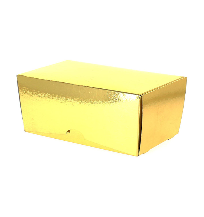 Krabička na Sladkosti a Dokolády Zlato 19x11x8,5cm 1000g (500 Ks) Krabička na Sladkosti a Dokolády Zlato 19x11x8,5cm 1000g (500 Ks)