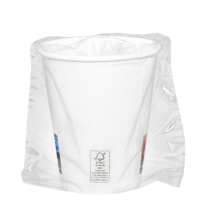 Kartonový kelímek 9 Oz/280ml Bílý Ø8,1cm (480 Ks) Kartonový kelímek 9 Oz/280ml Bílý Ø8,1cm (480 Ks)