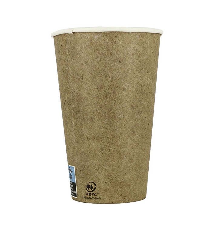 Kartonové Kelímek 12Oz/385ml Kraft Ø7,5cm (55 Ks) Kartonové Kelímek 12Oz/385ml Kraft Ø7,5cm (55 Ks)