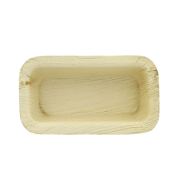 Misky Obdélníkový z Palmových Listů 12,8x6,4cm (200 Ks) Misky Obdélníkový z Palmových Listů 12,8x6,4cm (200 Ks)