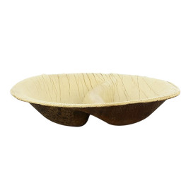 Mini Talíř Kulatý z Palmových Listů 2 Vrstvy 9x8cm (10 Ks)