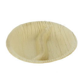 Mini Talíř Kulatý z Palmových Listů 2 Vrstvy 9x8cm (10 Ks)