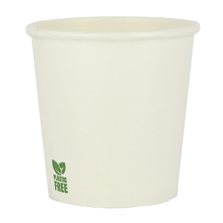Papírový Kelímek Bez Plastů 4 Oz/120ml Bílý Ø6,2cm (100 Ks)