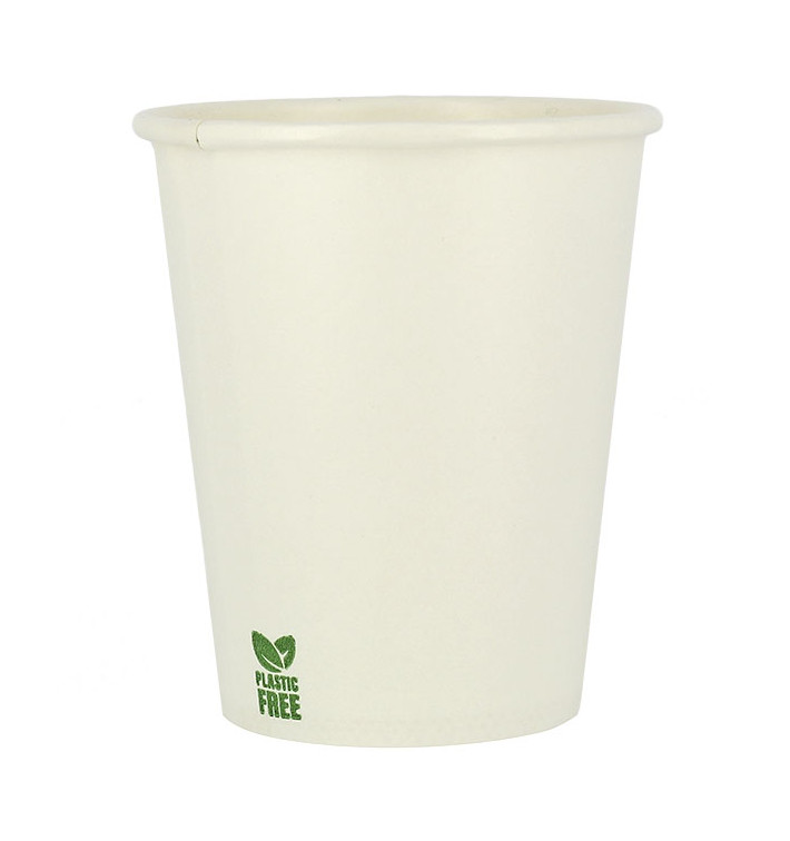 Papírový Kelímek Bez Plastů 7 Oz/210ml Bílý Ø7cm (50 Ks) Papírový Kelímek Bez Plastů 7 Oz/210ml Bílý Ø7cm (50 Ks)
