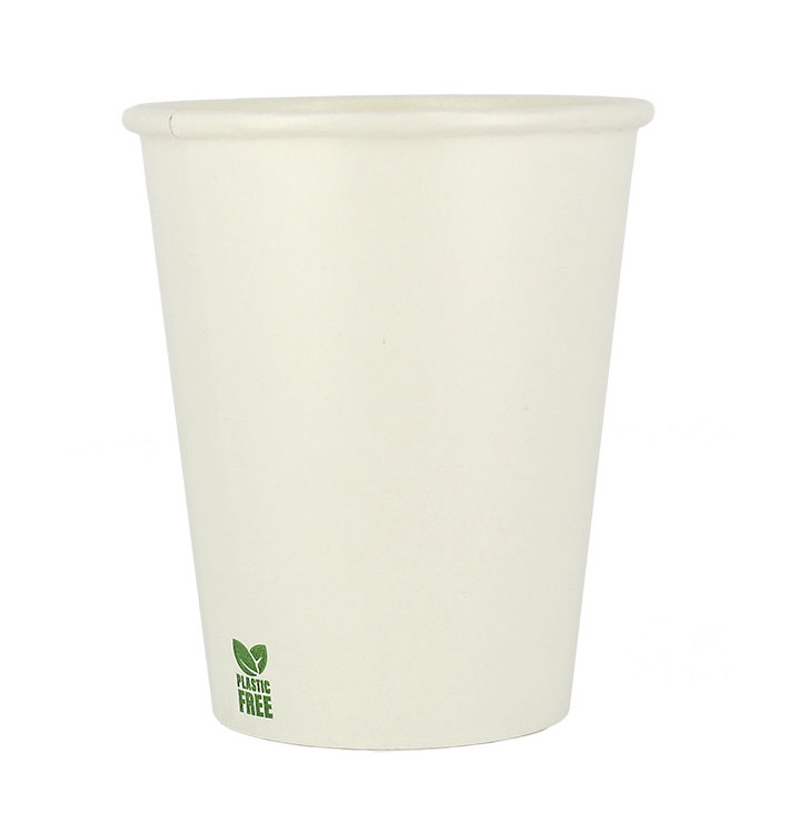 Papírový Kelímek Bez Plastů 8 Oz/240ml Bílý Ø8cm (1.000 Ks) Papírový Kelímek Bez Plastů 8 Oz/240ml Bílý Ø8cm (1.000 Ks)