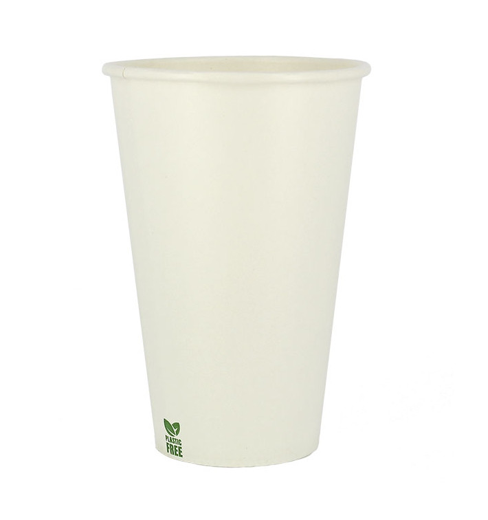 Papírový Kelímek Bez Plastů 12 Oz/360ml Bílý Ø8cm (1.000 Ks) Papírový Kelímek Bez Plastů 12 Oz/360ml Bílý Ø8cm (1.000 Ks)