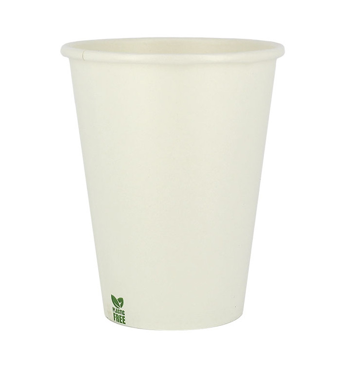 Papírový Kelímek Bez Plastů 14 Oz/420ml Bílý Ø9cm (50 Ks) Papírový Kelímek Bez Plastů 14 Oz/420ml Bílý Ø9cm (50 Ks)