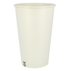 Papírový Kelímek Bez Plastů 16 Oz/480ml Bílý Ø9cm (1.000 Ks)