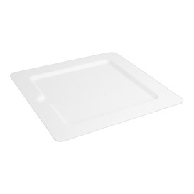 Talíř Mělký z Cukrové Třtiny Bílý 200x200mm (50 Ks)