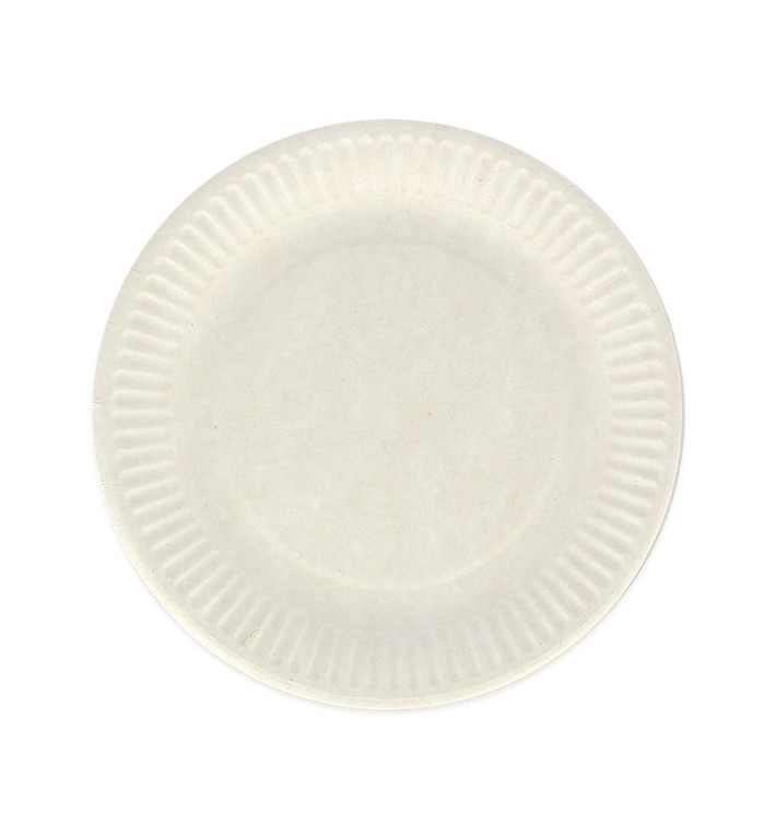 Papírové Talíř Bílý Biologicky Odbouratelný Ø18 cm (20 Ks) Papírové Talíř Bílý Biologicky Odbouratelný Ø18 cm (20 Ks)
