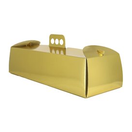 Krabička Karton Kovová Zlato Paže 16x44x10,5 cm (50 Ks)