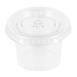 Víko pro nádobu na omáčku PET Trans. 30ml (100 Ks)