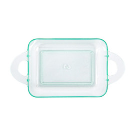 Plastová Miska s Ouškems "Water Green" 9,6x5x3,5cm (576 Ks)