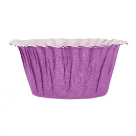 Papírové Košíčky Cukrářské 4,9x3,8x7,5cm Fialový (500 Ks)