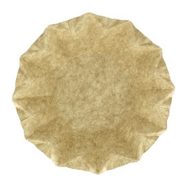 Kartonové Talíř Hluboký Kraft “Flower” Ø16cm 245g/m² (800 Ks)