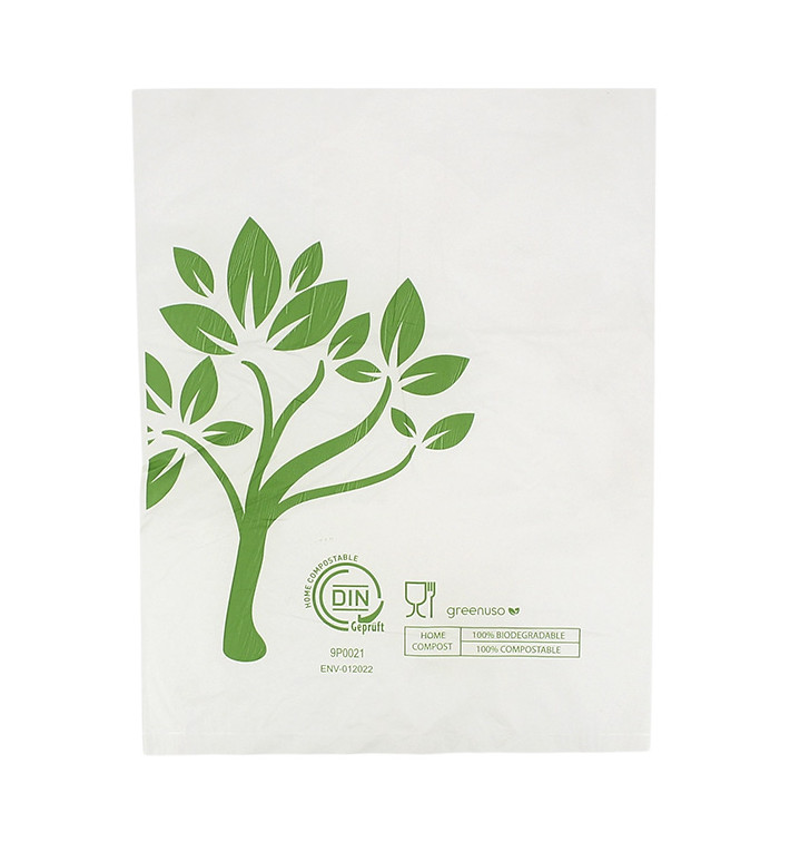 Nákupní Tašky Home Compost “Be Eco!” 23x30,5cm (100 Ks) Nákupní Tašky Home Compost “Be Eco!” 23x30,5cm (100 Ks)