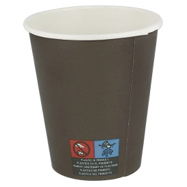Kartonové Kelímek 8 Oz/240ml Hnědá Ø8,0cm (1.000 Ks)