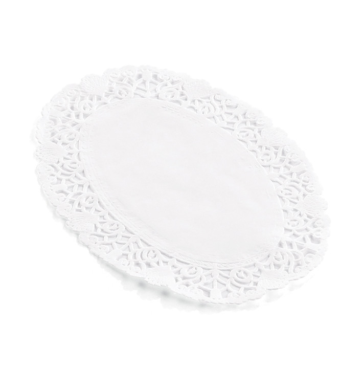 Papírové Krajky Oválné Bílý Litos 22x32 Vrstvym (250 Ks) Papírové Krajky Oválné Bílý Litos 22x32 Vrstvym (250 Ks)