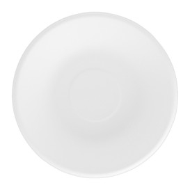 Talíř Hluboký z Cukrové Třtiny Bílý Ø160mm (50 Ks)