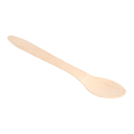 lžíce Dřevěný Přírodní 187mm (100 Ks)