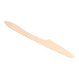 Nůž Dřevěný Přírodní 193mm (100 Ks)