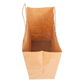 Papírové Tašky Kraft Hnědý s Ouškems 90g 32+16x31 cm (50 Ks)