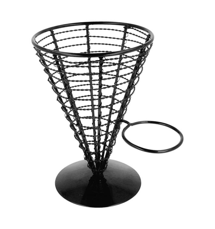 Prezentační Košík Ocel 1 Miska Ø128x180mm (1 Ks) Prezentační Košík Ocel 1 Miska Ø128x180mm (1 Ks)